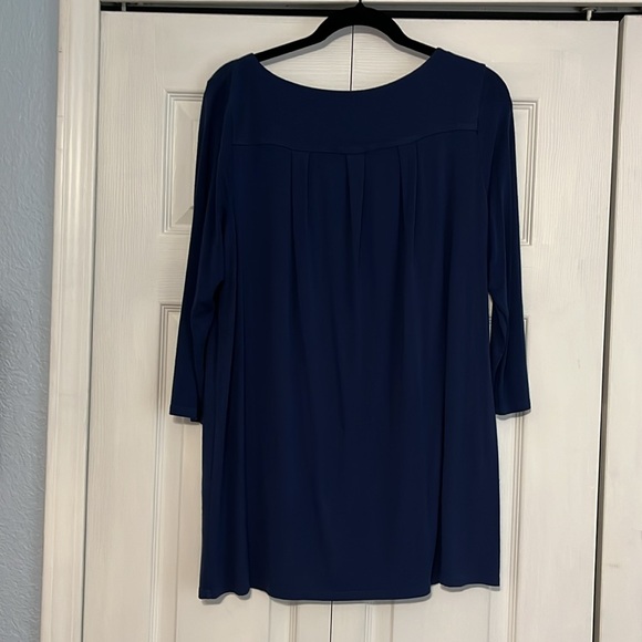 J Jill size M blue tunic top - Picture 2 of 3